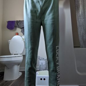 Green Lucky brand sweats pants (girls)